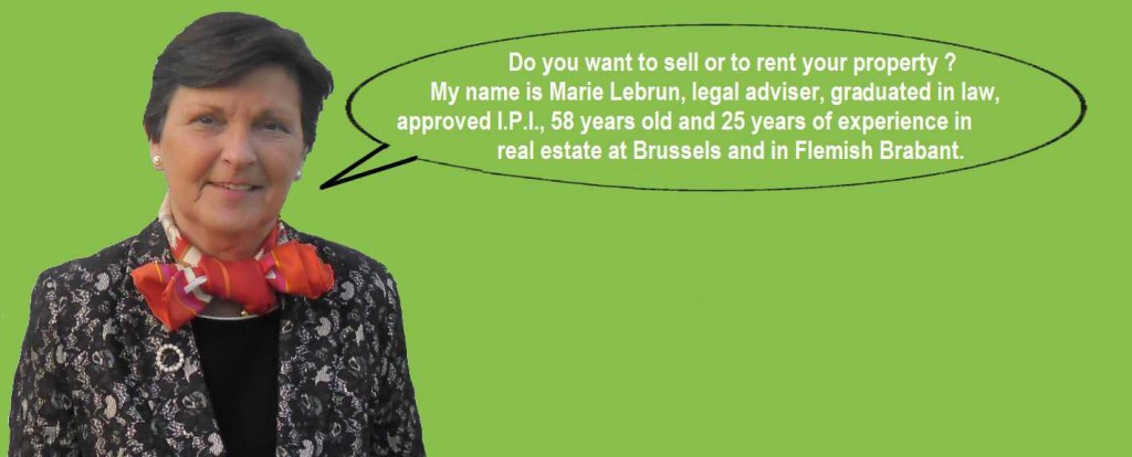 Marie Lebrun specialist real estate Brussels, Jette 1090, Ganshoren 1083, Wemmel 1780, Relegem 1731, Brussegem 1785, Mollem 1730, Merchtem 1785